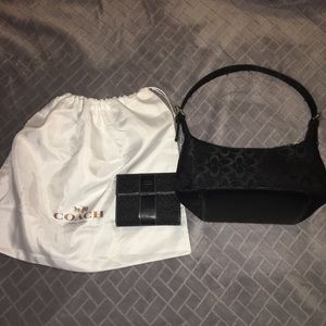 Coach purse and wallet